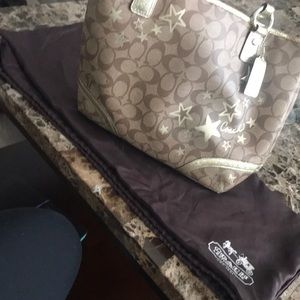 Signature C coach tote.